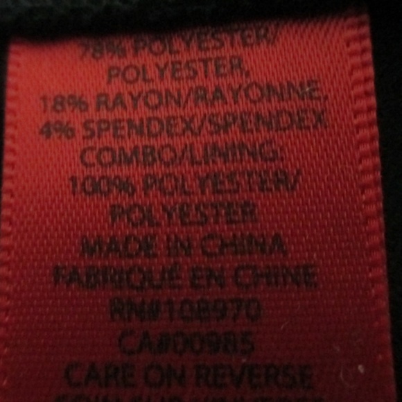 Z Spoke Black L/S Ponte Dress Sz 8 - Picture 7 of 7